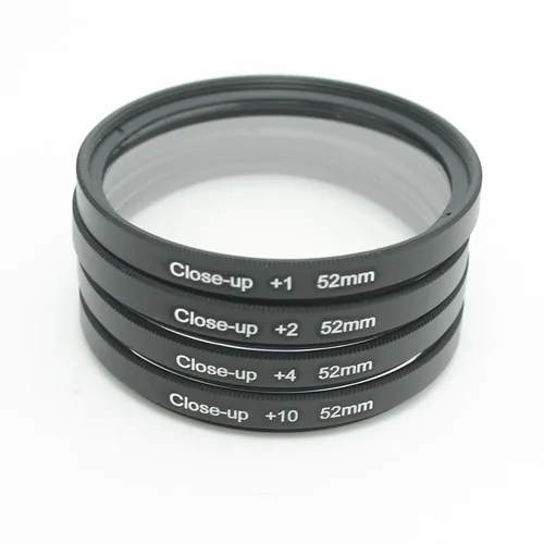 클로즈업 매크로 필터 + 1 + 2 + 4 + 10 클로즈업, 캐논 니콘용, 37mm, 40.5mm, 43mm, 49mm, 52mm, 55mm, 58mm, 62mm, 67mm, 72mm, 77mm 소니 카메라 4