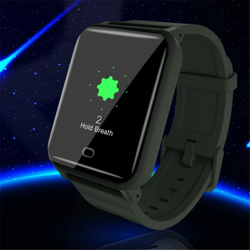 GEJIAN Новые смарт часы мужские водонепроницаемые фитнес Шагомер Bluetooth дыхательные