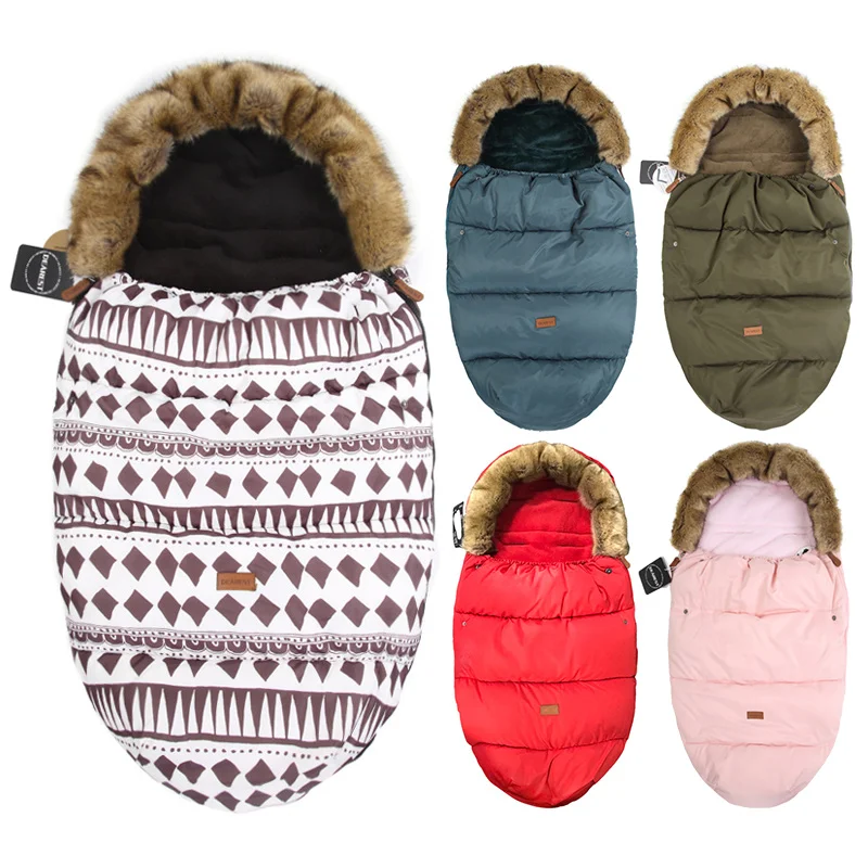 Baby Sleeping Bag For Newborns Winter Thick Warm Sleep Sacks For
