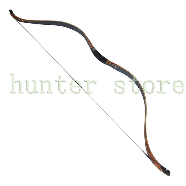 Cheap 45lbs Traditional Chinese Recurve Bow 52'' Handmade Wooden Bamboo Archery Longbow for hunting and shooting with Draw Length 28''