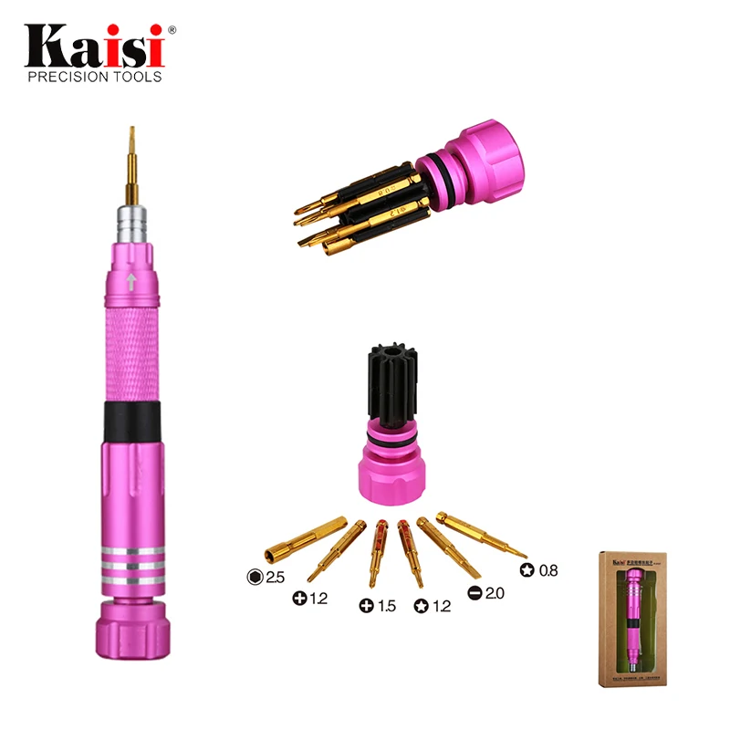 

7in1 High Quality Precision Screwdriver Phone Teardown Repair Tool 2.5mm Hex Nut Screw Driver for iPhone 4s 5 5s 6 6s Plus 7 8 X