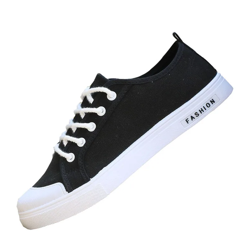 Spring canvas shoes fashion men's shoes casual shoes breathable black canvas shoes