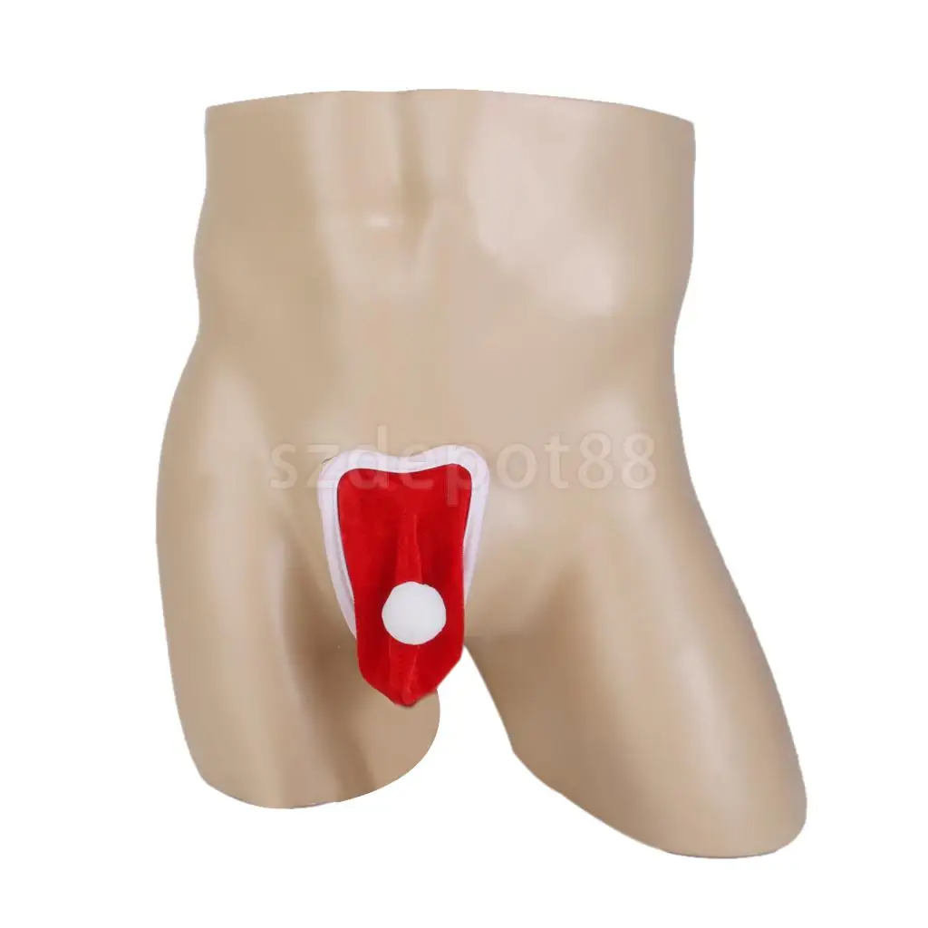 sexy christmas style men thongs c string visible panty underwear red christmas men thongs