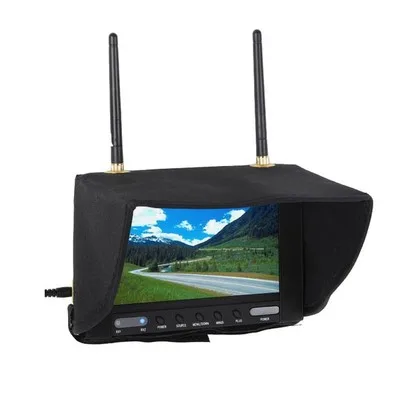 

FPV 5.8G RC702 7 Inch AIO Diversity Receiver Monitor With Light Shield