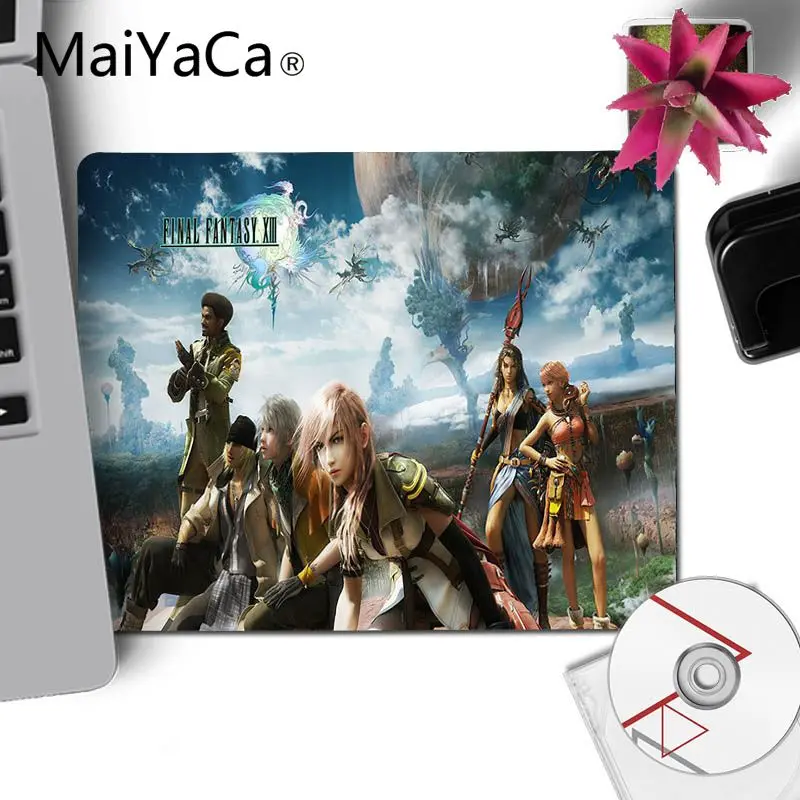 MaiYaCa Final Fantasy XIV XIII XII компьютерные игровые коврики для мыши,,, игровой коврик для мыши, коврик для геймера, Настольный коврик - Цвет: No Lock Edge18x22cm