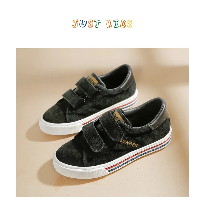 Kids shoes boys pigskin leather child spring autumn new boys girls shoes children casual shoes students running shoes