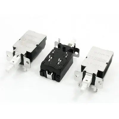 

AC250V 8A 4 Pin Locking DPST Push Button Power Switch KDC-A11-2