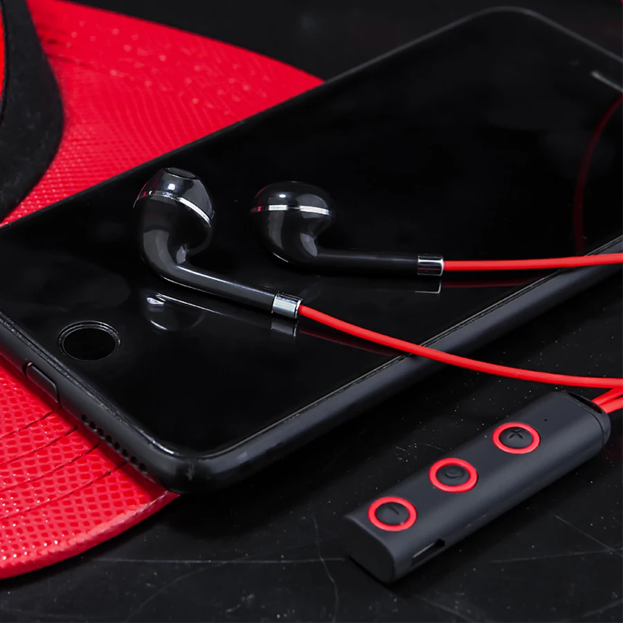 CBAOOO Stereo Bluetooth Earphone Sports Wireless Headset Magnetic in ear Bass Blutooth Headphones With Mic For Mobile Phone