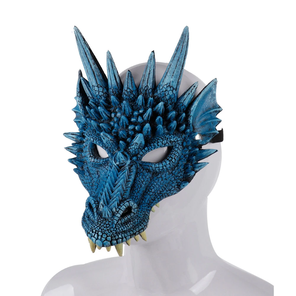 Новинка 1 шт. 3D Маска для животных злой Дракон искусственная пена косплей костюм