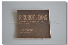 custom font b real b font font b leather b font labels for clothing denim pants