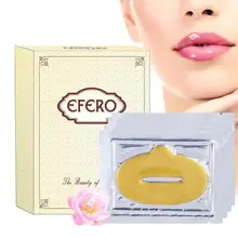 15 шт. коллагеновый Кристалл золотистый гель маска для губ увлажняющий, отшелушивающий наклейка "губы" Увлажняющий блеск для губ с коллагеном питающий Уход за губами