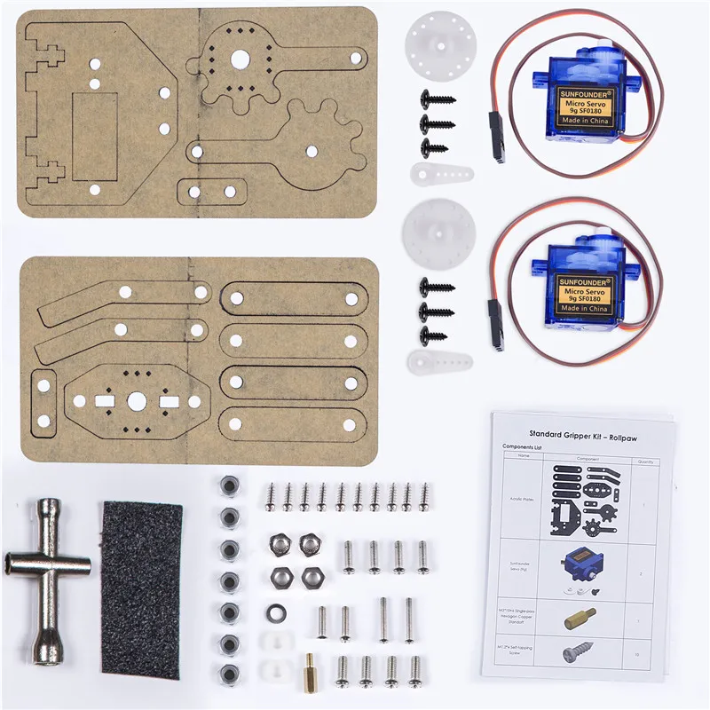 SunFounder DIY 4 оси Servo Управление Роботизированная рука от китайского производителя комплект Rollarm для Arduino