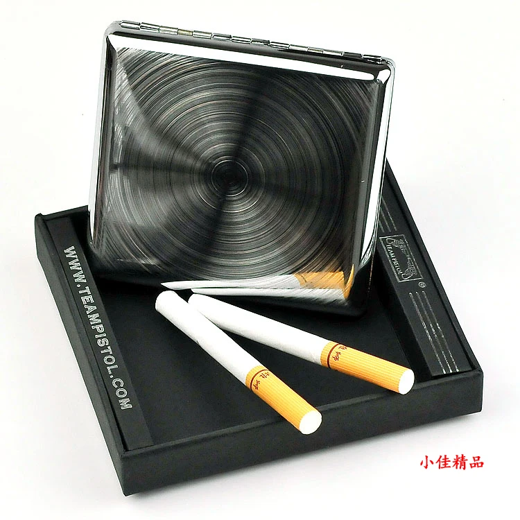 

High-grade Men's Thin Pure Copper Automatic Cigarette Clip Creative Cigarette Appliances Cigarette Cases Gift