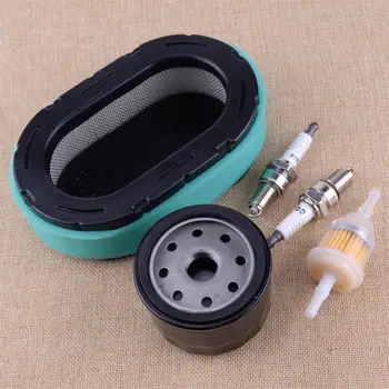 

LETAOSK Air Filter Oil Filter Fuel Filter Spark Plug 32 083 09-S Fit For Kohler KT735 KT740 KT725 KT715 Engine