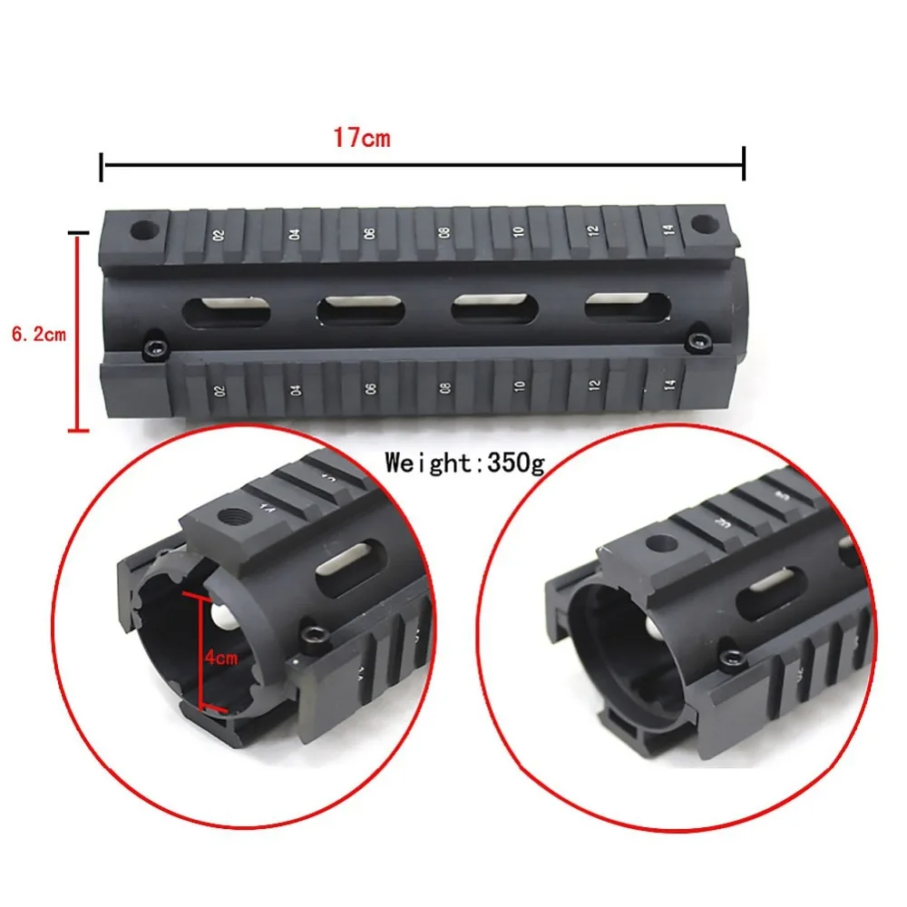 2018 Handguard كاربين 6.7 بوصة RIS رباعية Keymod السكك الحديدية الصيد التكتيكية الادسنس AR-15 M4 Picatinny تصاعد بندقية الملحقات 2018 Handguard كاربين 6.7 بوصة RIS رباعية Keymod السكك الحديدية الصيد التكتيكية الادسنس AR-15 M4 Picatinny تصاعد بندقية الملحقات