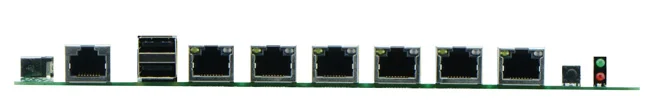 Промышленный маршрутизатор H67SL 6 lan материнская плата upport i3/i5/i7process с * USB 2 COM|firewall