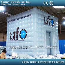 3,5 м Заказная надувная кубическая палатка с логотипом на заказ надувной рекламный шатер надувные наружные события вечерние палатки