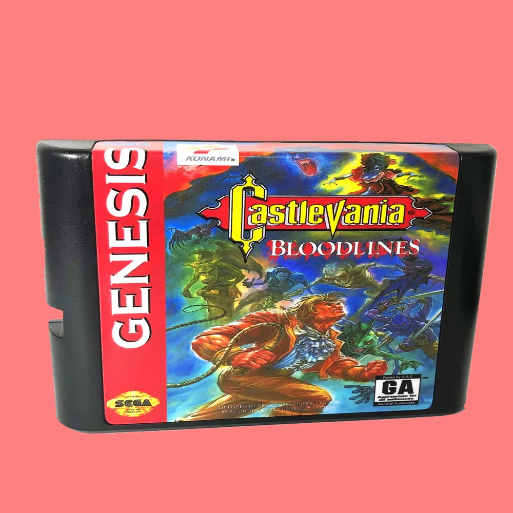 

Castlevania Bloodlines (NTSC only) For SEGA GENESIS Mega Drive 16 bit Game Cartridge For NTSC Drop shipping