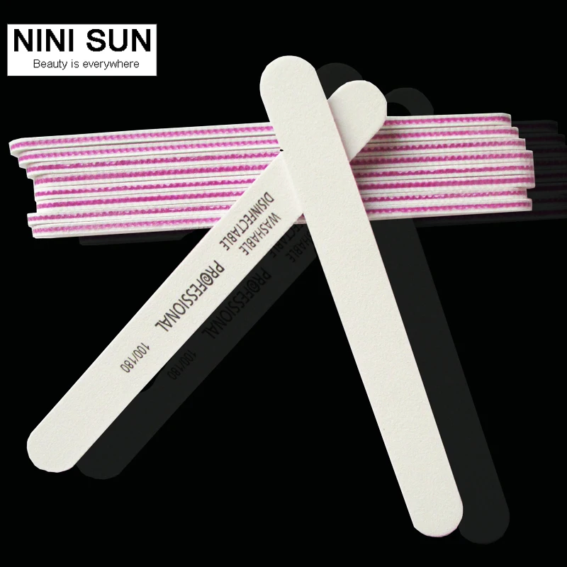 Пилка для ногтей белая 50 шт./лот 100/180 дюйма|buffing sanding polish|buffing sandingwhite nail file |