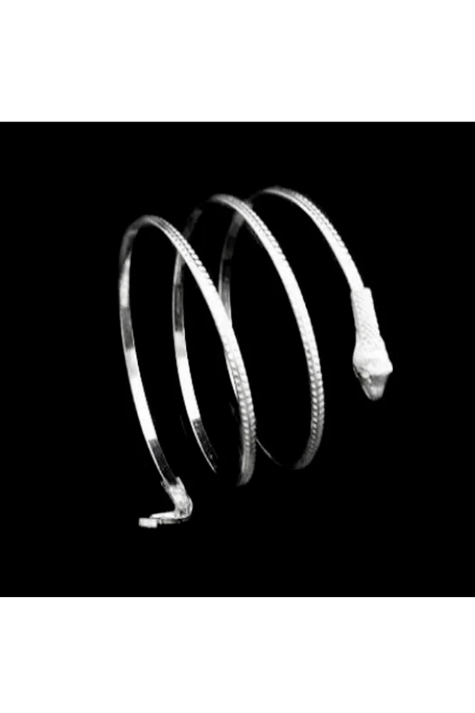Модный спиральный Змеиный браслет на предплечье запястье браслет