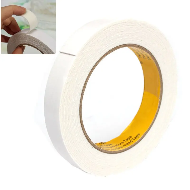

High Quality Powerful Double Faced Adhesive Tape Foam Double Sided Tape 18mm x 1mm x 5M Color White