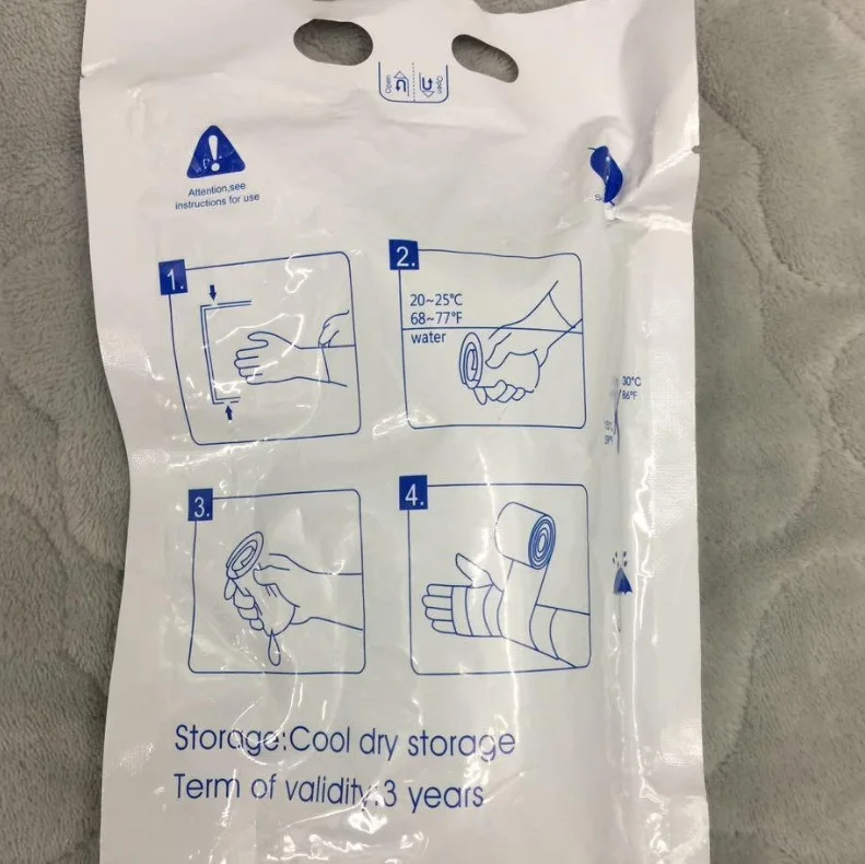 

wholesale Medical Orthopedic casting tape High Polymer connect Splint Fixation Polyurethane fiberglass casting tape bandage