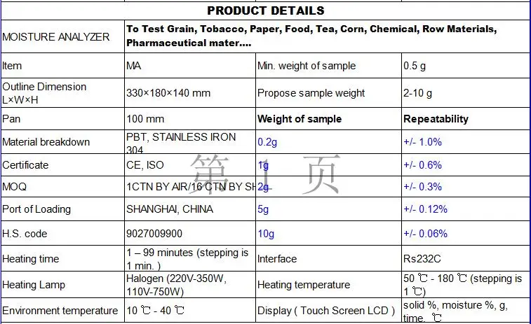 specifications-1