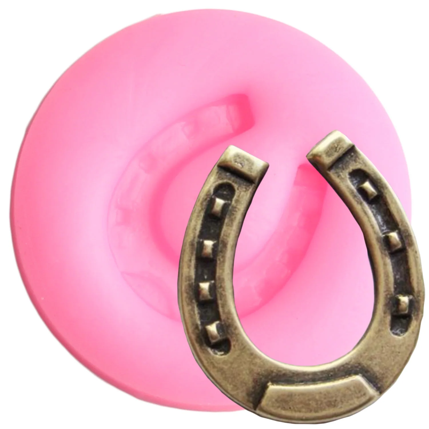 

Horse Shoe Silicone Mold Polymer Clay Fondant Molds Sugar Craft Chocolate Candy Moulds DIY Cake Decorating Tools