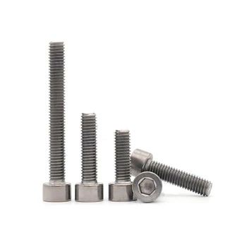 

1Pcs M12 TA2 Pure "Titanium" Allen screw hexagon socket cap screws hex bolt DIN912 15mm-100mm Length