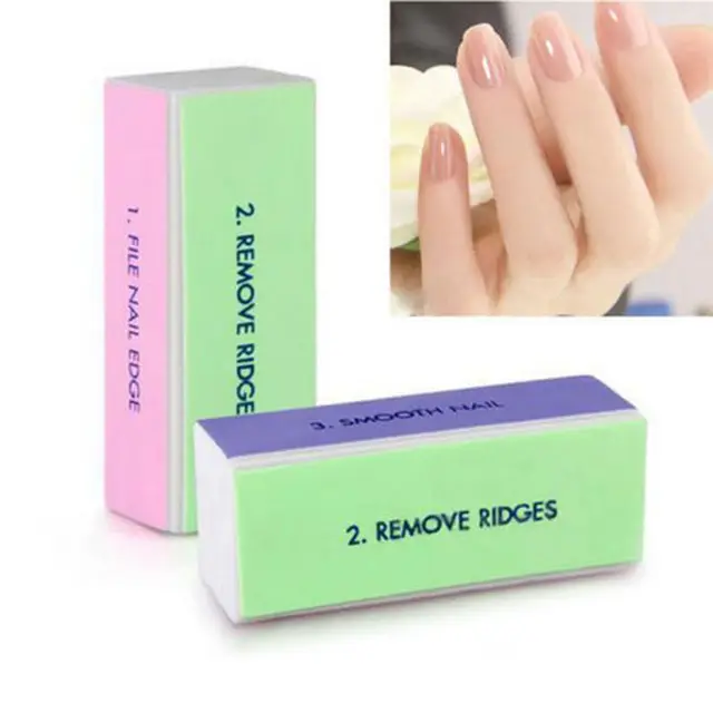 Useful Manicure Block 4 Face Sanding File Nail Art Shiner Buffer Useful Manicure Block 4 Face Sanding File Nail Art Shiner Buffer Buffing Tool