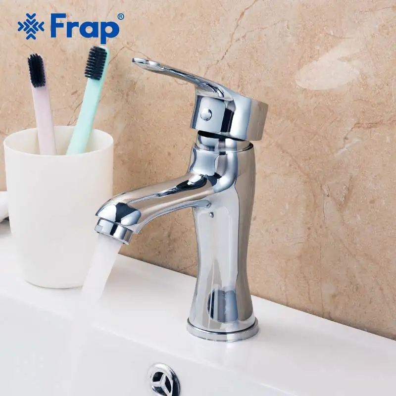 Смеситель для раковины Frap Y10176 хромированный латунный кран ванной комнаты