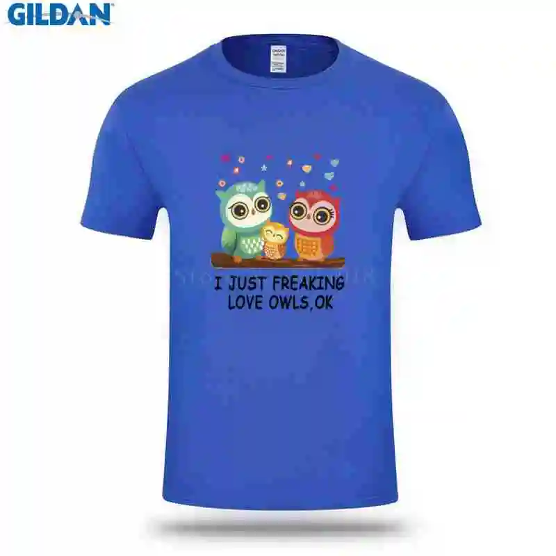 Модная футболка Для мужчин 100% хлопок Лето сова любовь Pop Top Tee большой Размеры Xxxl