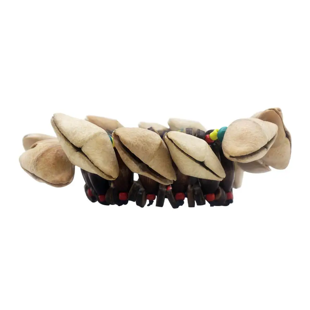 GECKO Handbell Handmade Bracelet Nutshell Wrist Bell for Djembe African Box Drum Percussion Musical Instrument Parts Accessories