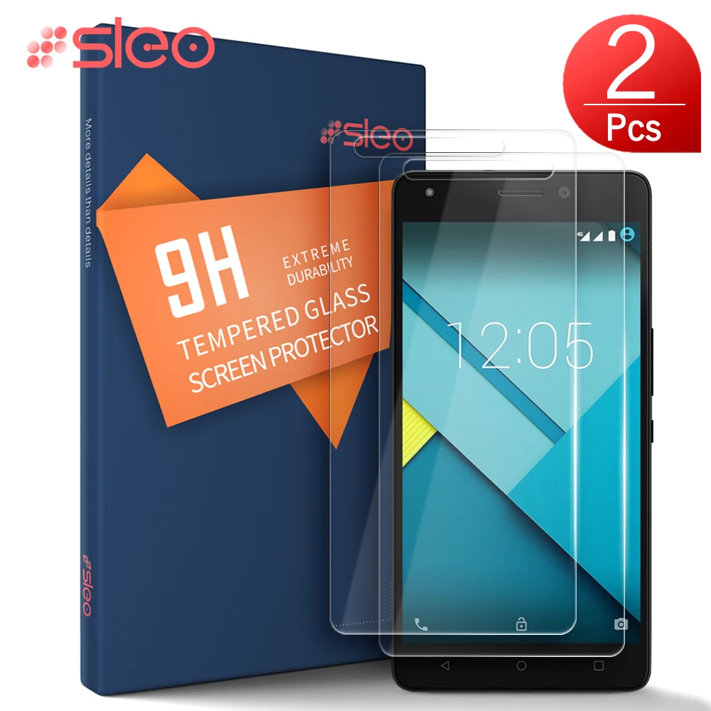 SLEO 2 шт. Премиум закаленное Стекло для BQ Aquaris M5.5 Экран протектор Закаленное