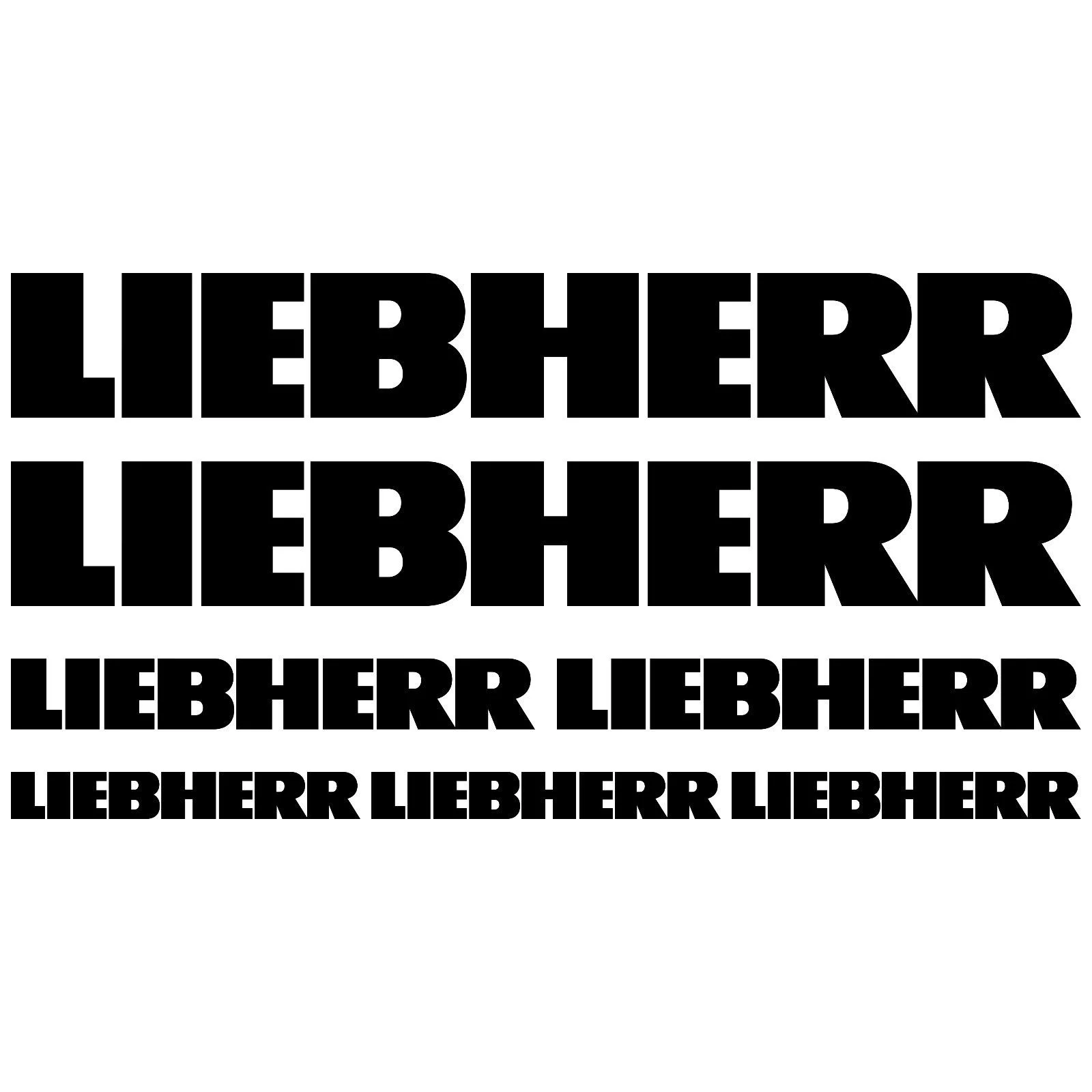 Для LIEBHERR XL aufkleber Стикеры гигиенических прокладок экскаватор 7 Стикеры шт стайлинга автомобилей