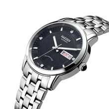 NAKZEN Fashion Mens Watches Luxury Mechanical Automatic Watch Male Clock Full Steel Business Waterproof Sport Wrist Watches