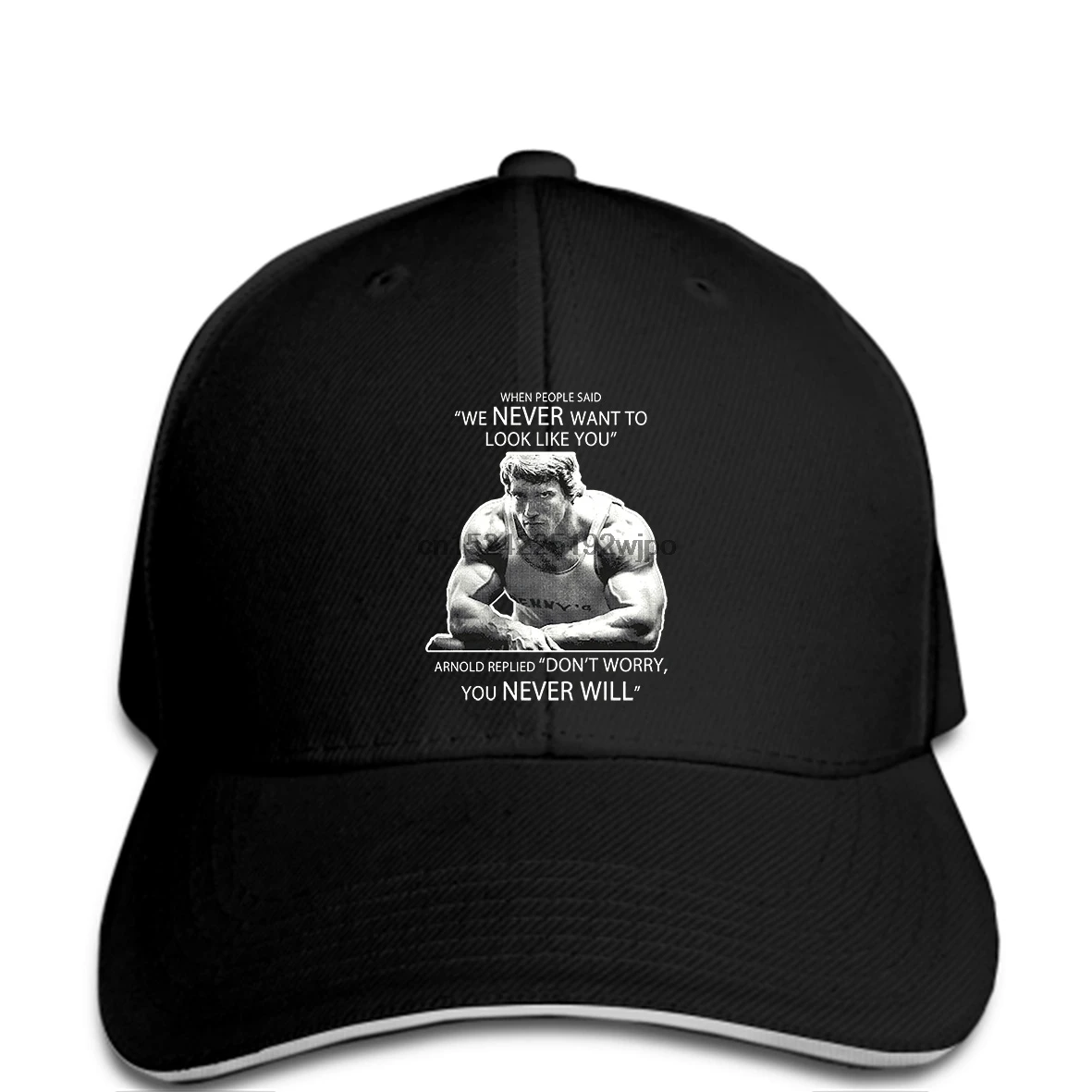 

Men Baseball cap Arnie Arnold Schwarzenegger Bodybuilding Camiseta Para Hombre For cap novelty cap women
