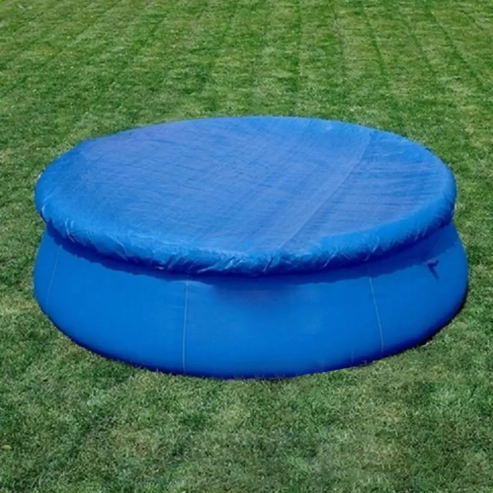 Swimming Pool Cover Cloth Cloth Bracket Pool Cover Inflatable Swimming Pool Dust Cover Diaper Round PE Cover Cloth