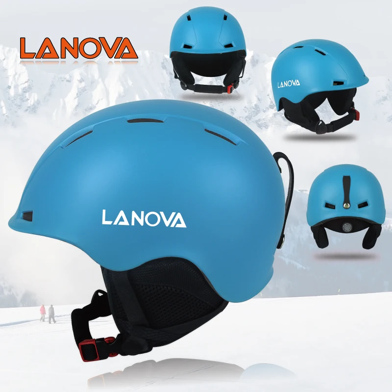 Lanova лыжный шлем интегрально-Формованный Мужской Женский шлем для сноуборда катания на коньках скейтборд лыжный шлем