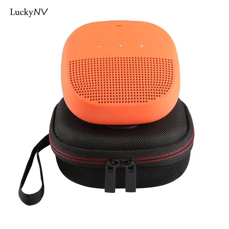 LuckyNV чехол для Bose SoundLink Micro Bluetooth беспроводной динамик-подходит для штекеров и кабелей сумка коробка для хранения ремень сумка на молнии