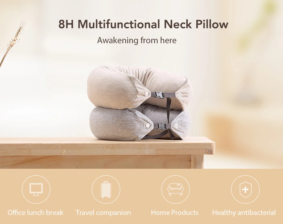 Original Xiaomi H8 U1 Pillows Relax U Shaped Neck Pillows Sleeping Cushion (1)