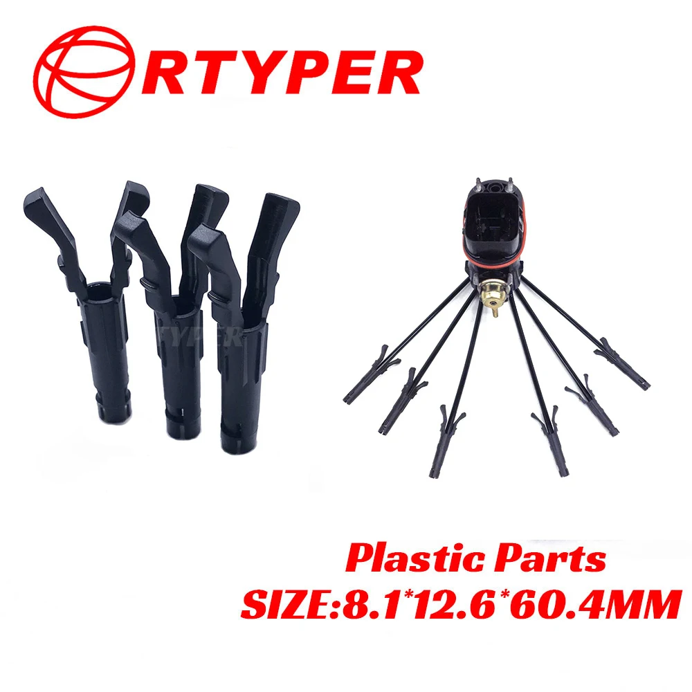 

6 PCS Chevy Vortec Spider Injector Poppet Clips 32016 For Chevrolet 4.3L