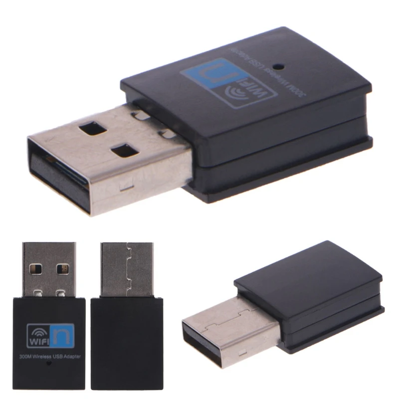 

Mini 300Mbps USB2.0 WiFi 802.11 n/g/b LAN Network Card Wireless Dongle Adapter