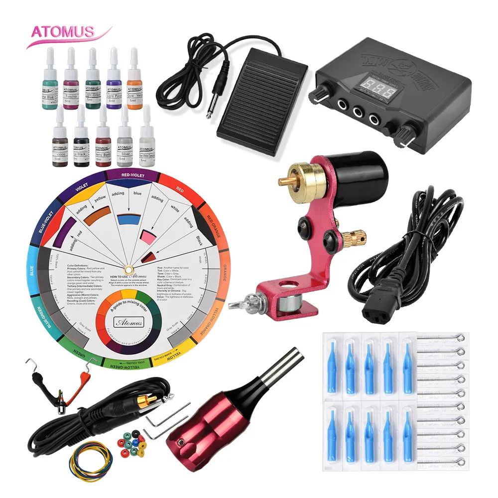 

Gun Insumos Para Tatuajes Up Quit De Machines Tatuagem Iniciante Ensemble A Tatouer Professionnelle Machine Tattoo Kit Complet