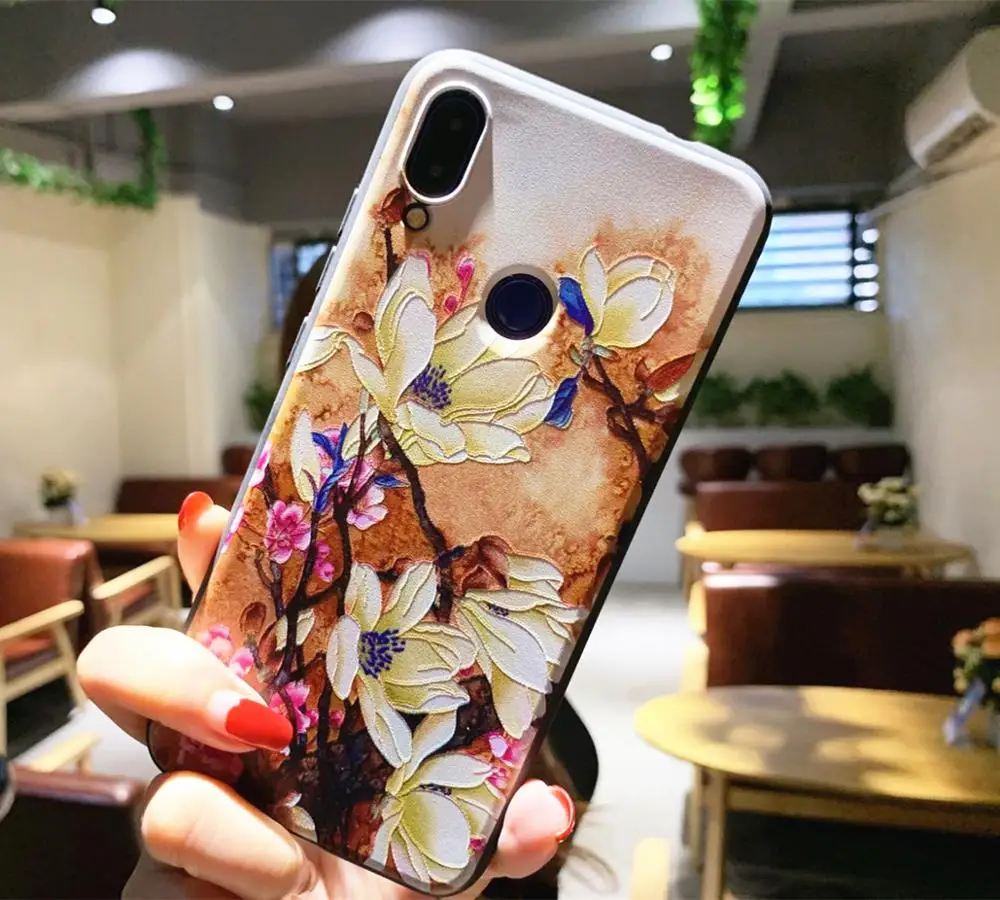 Чехол для Xiaomi redmi 7 15 цветов 3D узор новый дизайн мягкий силиконовый чехол из ТПУ