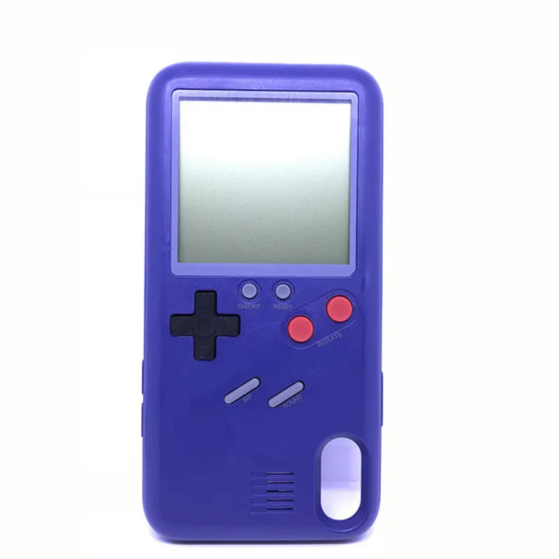 2018 Модный чехол для игрового телефона Tetris iPhone X 8 7 Plus задняя крышка Жесткий ПК + ТПУ