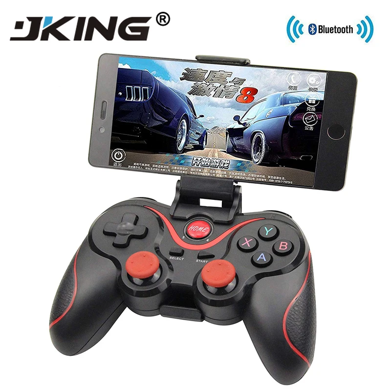 

JKING T3 Bluetooth Wireless Gamepad S600 STB S3VR Game Controller Joystick For Android IOS Mobile Phones PC Game Handle