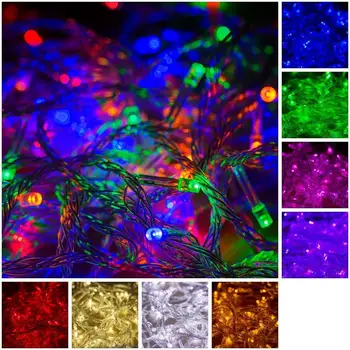

100 LED 10M Christmas Tree Fairy Party Lights Xmax Waterproof Color