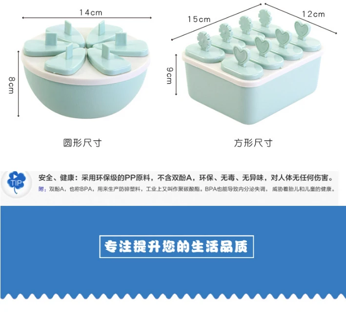 NHM 1 шт. Креативная кухня бытовой пластик DIY форма для мороженого кубик льда 3 цвета