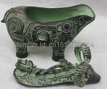 

Exquisite Collection Chinese brass statue cattle statue